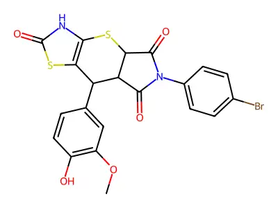 C21H15BrN2O5S2 structure