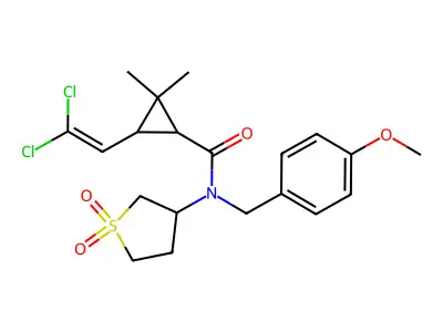 C20H25Cl2NO4S structure