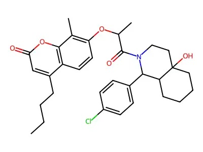C32H38ClNO5 structure