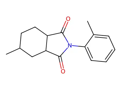 5-methyl-2-(2-methylphenyl)hexahydro-1H-isoindole-1,3(2H)-dione structure