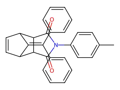 10-Benzhydrylidene-4-(4-methylphenyl)-4-azatricyclo[5.2.1.02,6]dec-8-ene-3,5-dione structure