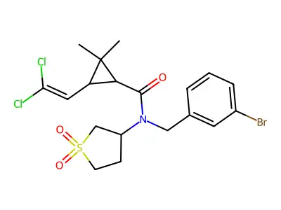 C19H22BrCl2NO3S structure