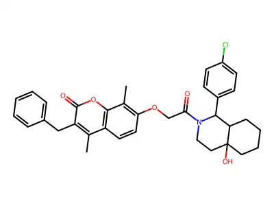 C35H36ClNO5 structure