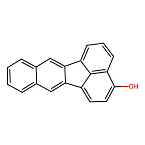 Benzo(k)fluranthen-3-ol structure