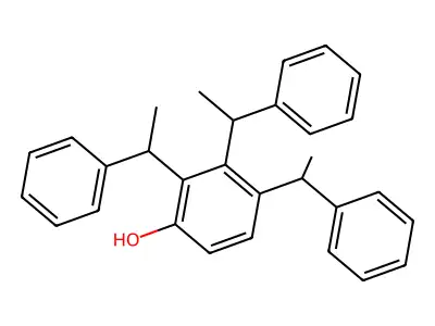 2,3,4-Tris(1-phenylethyl)phenol structure