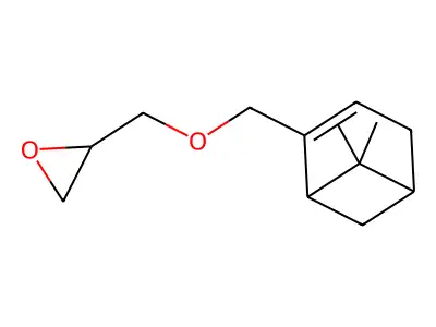 2-[({6,6-Dimethylbicyclo[3.1.1]hept-2-en-2-yl}methoxy)methyl]oxirane structure