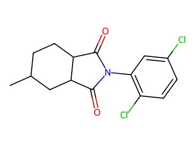 2-(2,5-dichlorophenyl)-5-methylhexahydro-1H-isoindole-1,3(2H)-dione structure
