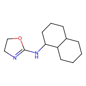 1-Naphthylamine, decahydro-N-(2-oxazolin-2-yl)- structure