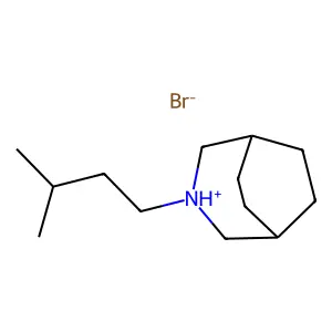 3-Azabicyclo(3.3.1)nonane, 3-isopentyl-, hydrobromide structure