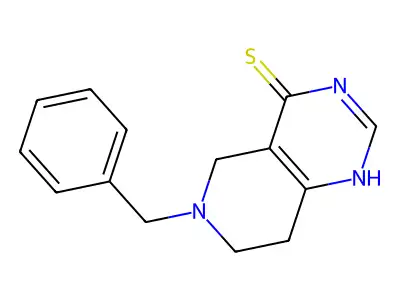 6-Benzyl-1,5,7,8-tetrahydropyrido[4,3-d]pyrimidine-4-thione structure