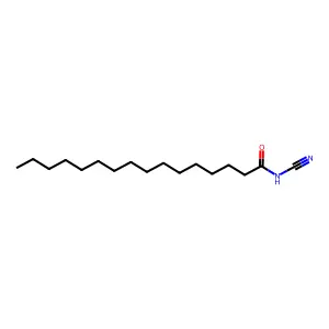 N-cyanohexadecanamide structure