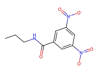 3,5-dinitro-N-propylbenzamide structure