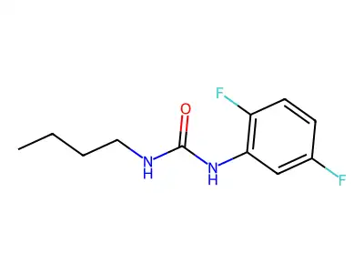 1-Butyl-3-(2,5-difluorophenyl)urea structure