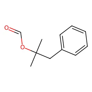 Dimethylphenethyl formate, alpha,alpha- structure