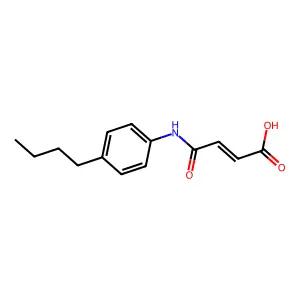 4-(4-Butylanilino)-4-oxobut-2-enoic acid structure