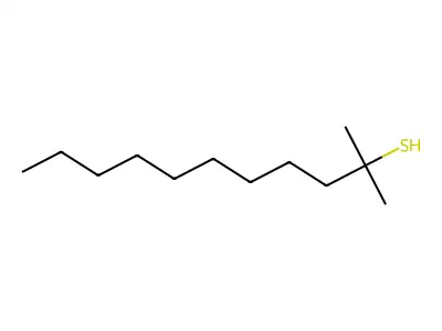 2-Methylundecane-2-thiol structure