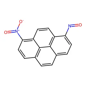 1-Nitro-8-nitrosopyrene structure