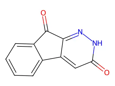 2H-Indeno(2,1-c)pyridazine-3,9-dione structure
