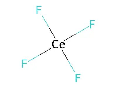 Ceric fluoride structure