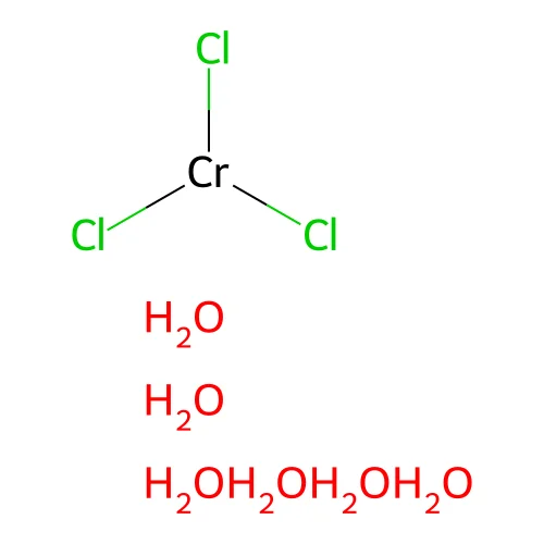 Chromic chloride hexahydrate structure