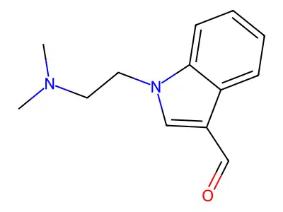 1-(2-Dimethylamino-ethyl)-1H-indole-3-carbaldehyde structure