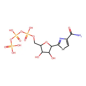 Selenazofurin 5'-triphosphate structure