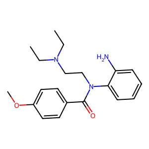 Benzanilide, 2'-amino-N-(2-(diethylamino)ethyl)-4-methoxy- structure