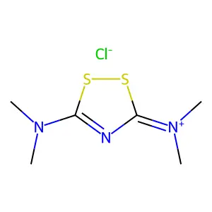 Bis(dimethylamino)dithiazolium structure