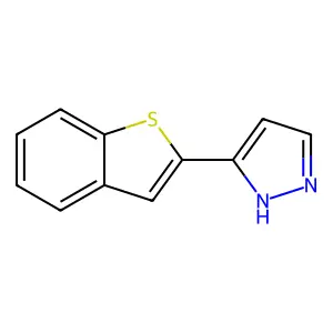 3-(1-benzothiophen-2-yl)-1H-pyrazole structure