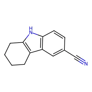 1H-Carbazole-6-carbonitrile, 2,3,4,9-tetrahydro- structure