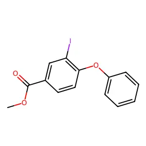 Methyl 3-iodo-4-phenoxybenzoate structure