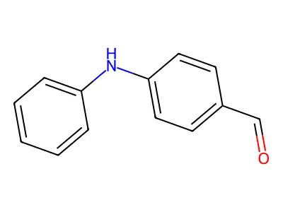 Benzaldehyde, 4-(phenylamino)- structure