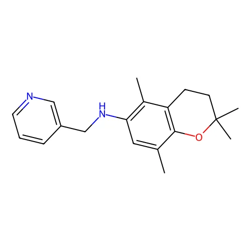 6-(3-Picolyl)amino-2,2,5,8-tetramethylchromane structure