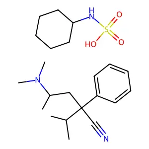 Isoaminile cyclamate structure