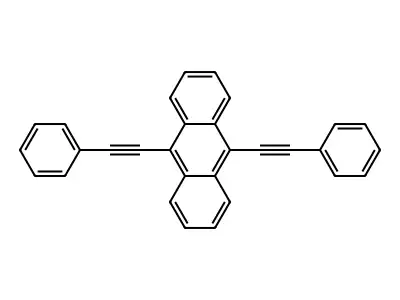 9,10-Bis(phenylethynyl)anthracene structure