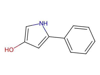 3-Hydroxy-5-phenylpyrrole structure