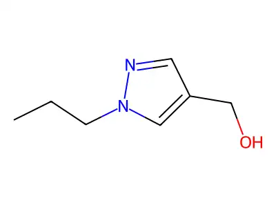 (1-propyl-1H-pyrazol-4-yl)methanol structure