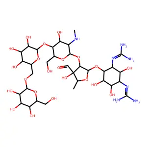 6'''-O-Mannopyranosyl mannosidostreptomycin structure