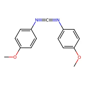 N,N'-bis(4-methoxyphenyl)methanediimine structure