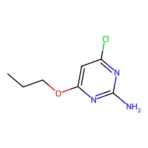 4-Chloro-6-propoxypyrimidin-2-amine structure