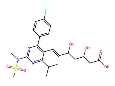 Rosuvastatin structure