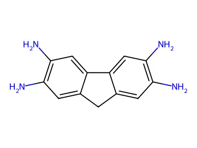 9H-fluorene-2,3,6,7-tetramine structure