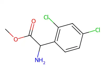 Methyl 2-amino-2-(2,4-dichlorophenyl)acetate structure
