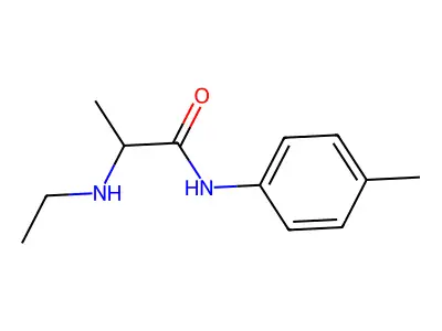 2-(ethylamino)-N-(4-methylphenyl)propanamide structure