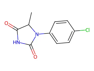 1-(4-Chlorophenyl)-5-methylimidazolidine-2,4-dione structure