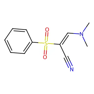 (2E)-3-(Dimethylamino)-2-(phenylsulfonyl)acrylonitrile structure