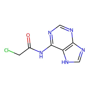N6-Chloroacetyladenine structure
