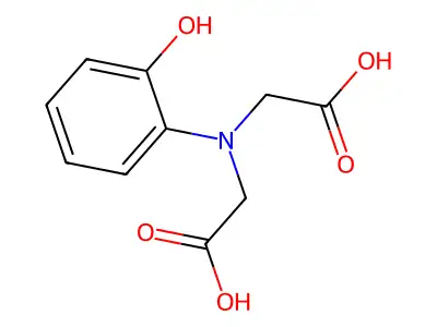 Glycine, N-(carboxymethyl)-N-(hydroxyphenyl)- structure