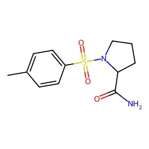 1-(4-Methylphenyl)sulfonylpyrrolidine-2-carboxamide structure