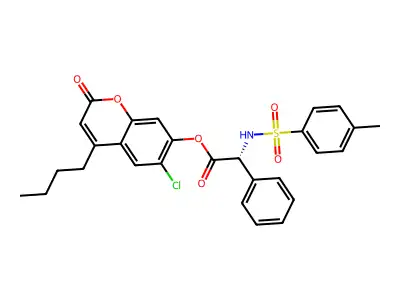 C28H26ClNO6S structure